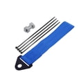 thumbnail image 1 of Front Bumper Car Tow Strap Trim Trailer Belt with Rope Trailer Hook Nylon Blue 1 Set, 1 of 6