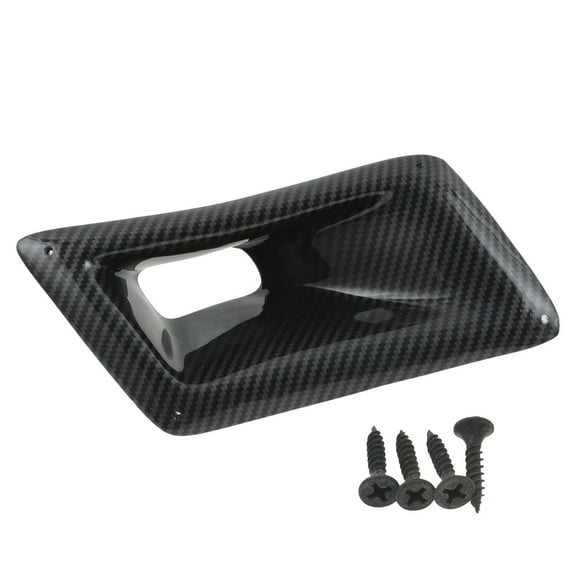 Front Bumper Carbon Fiber Style Air Vent Intake Duct Right for 03-09 Nissan 350Z