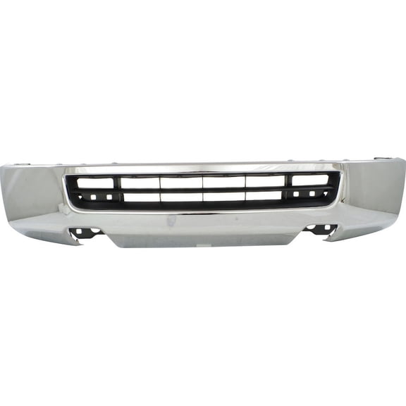 Front Bumper Chrome Steel For 2012-2018 Nissan Cargo Van NV2500 NV3500
