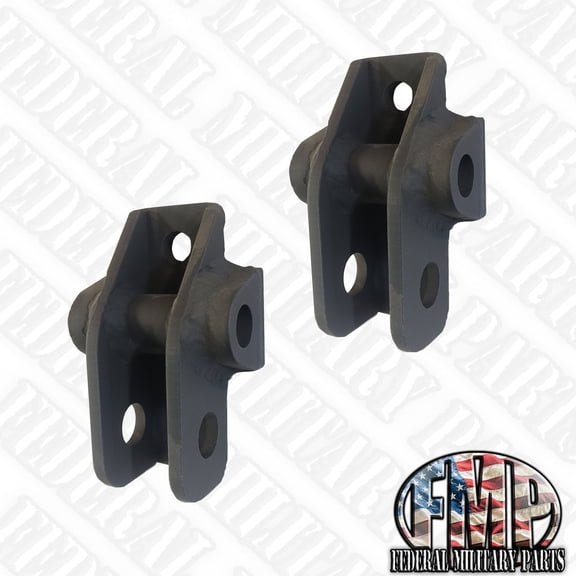 Front Bumper Clevis Mount 2 Pack (Clevis Sold Separately)- Compatible with HUMVEE, Hardware NOT included