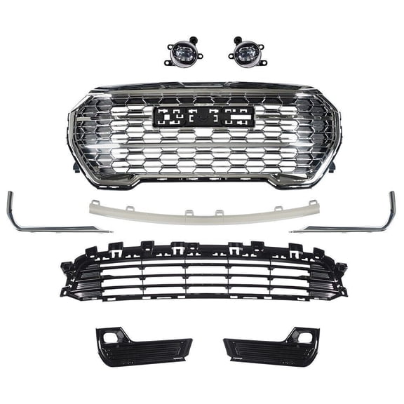 Front Bumper Cover Assembly kit Grille Set 22/24 for GMC Terrain Denali 8493197