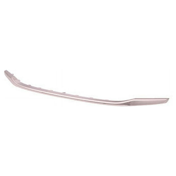 Front Bumper Cover Center Molding - Chrome - Compatible with 2013 - 2015 Honda Civic (For Sedan and Hybrid Models) 2014