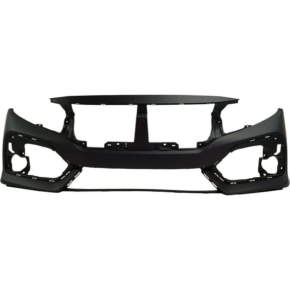 Front Bumper Cover Except Type R Model Hatchback CAPA for 2017-2018 Honda Civic Sport 4 Cyl 1.5L