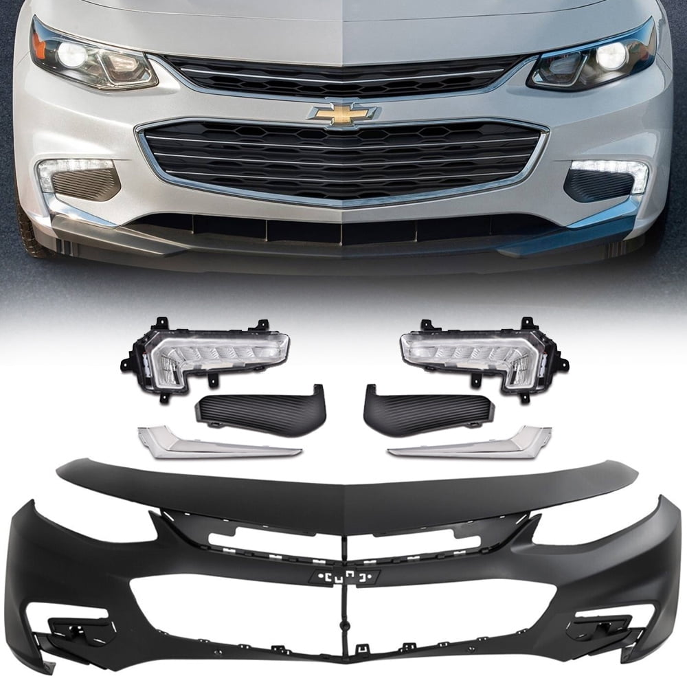 Primed Front Bumper Cover With Fog Lights For 2016-2017 Chevy Equinox – GM1014120
