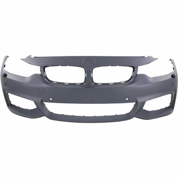 Front Bumper Cover For 14-16 BMW 428i 435i 17-20 430i Primed with Fog Lamp Holes