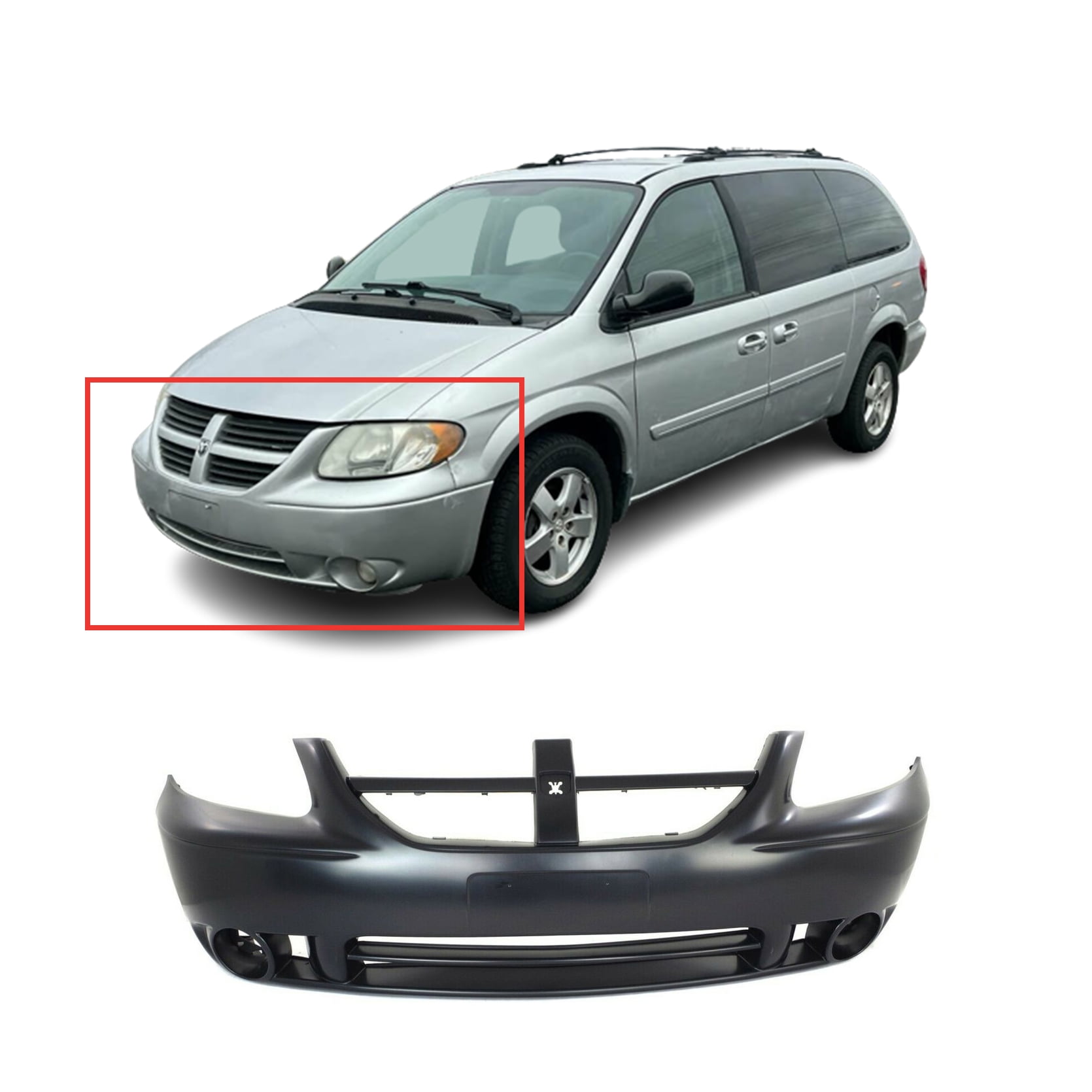 Dodge caravan bumper replacement deals