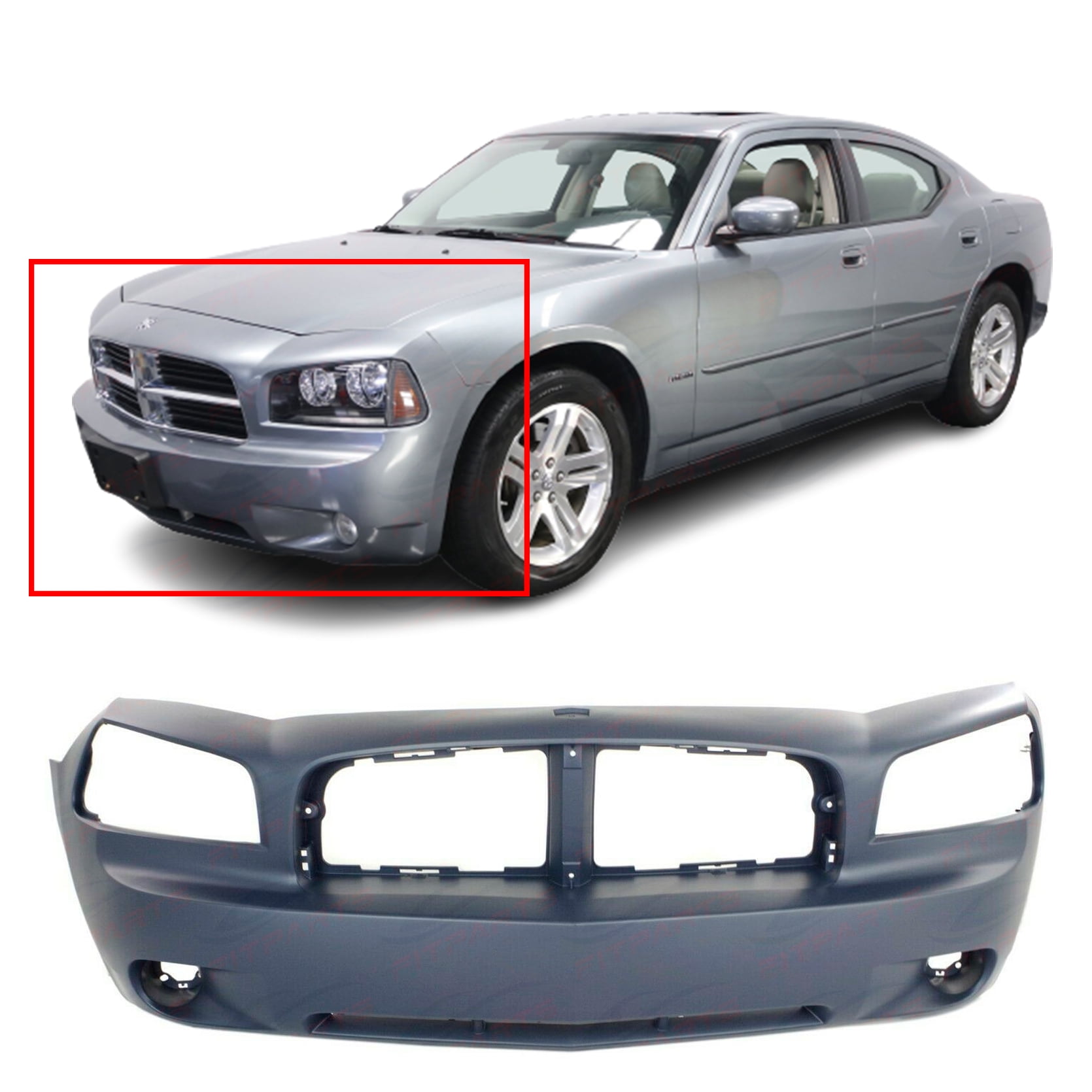  FitParts Compatible with Front Bumper Cover 2006-2008