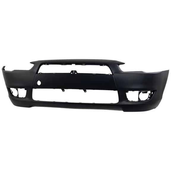 Front Bumper Cover For 2008-2015 Mitsubishi Lancer Primed With Fog Light Holes