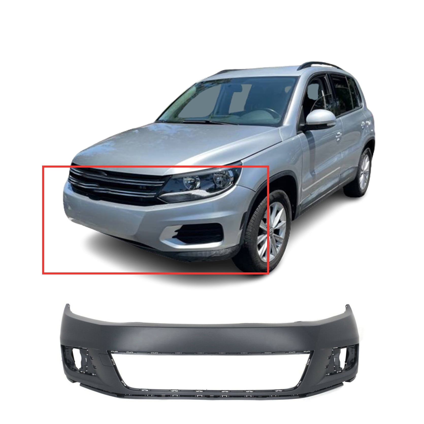 Mistlamp kap boven links geschikt voor Tiguan 2016-2021 R-line Mistlamp kap boven links geschikt voor Tiguan 2016-2021 R-line
