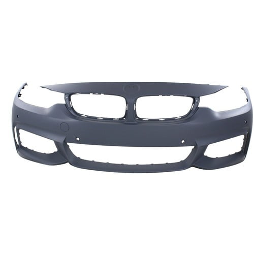 Front Bumper Cover For 2014-2016 BMW 428i w/ M Sport Line/PDC Sensor/IPAS/Cam