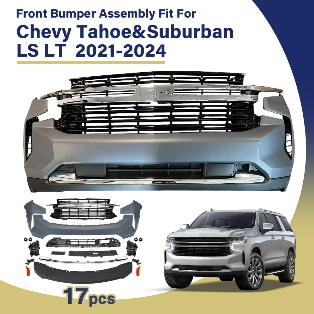 Front Bumper Cover Grill Complete Assembly For 21-24 Chevy Tahoe Suburban Ls Lt Efd6aaf0 D9a9 4018 91a6 Aa878f9ef2da.40dd6a098b718536a853f5a5e56b687a
