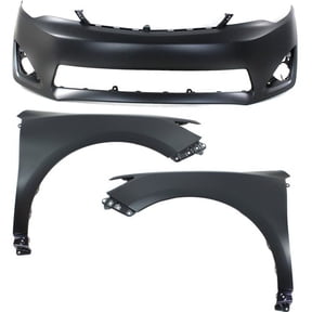 Front Bumper Cover Kit For 2012-2014 Toyota Camry L LE XLE w/o Signal Light Hole