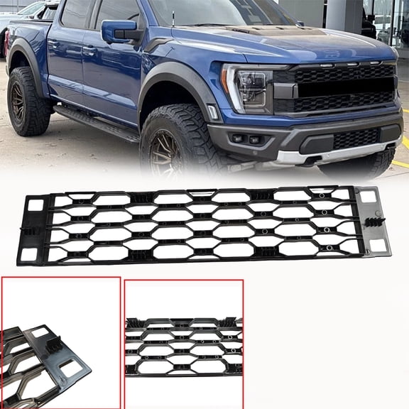 Front Bumper Cover Lower Center Grille Insert New For 2021-2023 F-150 Raptor