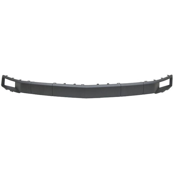 Front Bumper Cover Molding without Tow Hook Holes - Textured - Compatible with 2015 - 2020 Chevy Tahoe (without Off Road Package and Adaptive Cruise Control) 2016 2017 2018 2019