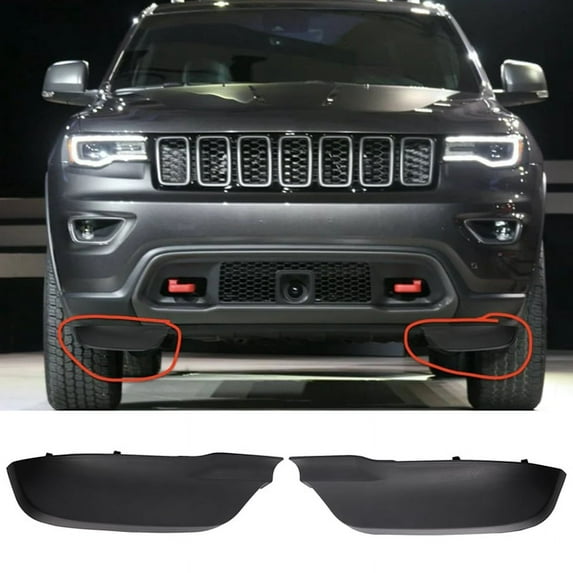 Front Bumper Cover Spacer Panel R/H & L/H Spat Filler for 2014-2020 Grand 68143096AC 68143097AC