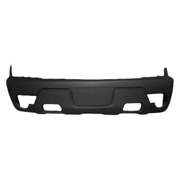 Front Bumper Cover with Body Cladding for 2003-2006 Chevrolet Avalanche 1500, Textured Dark Grey