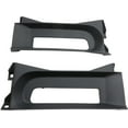 thumbnail image 1 of Front Bumper Filler Compatible with RAM 1500 P/U 2013-2018 Right Passenger Side AND Left Driver Side Bezel Kit Textured 2 Piece Bumper with Tow Hook Holes All Cab Types, 1 of 5