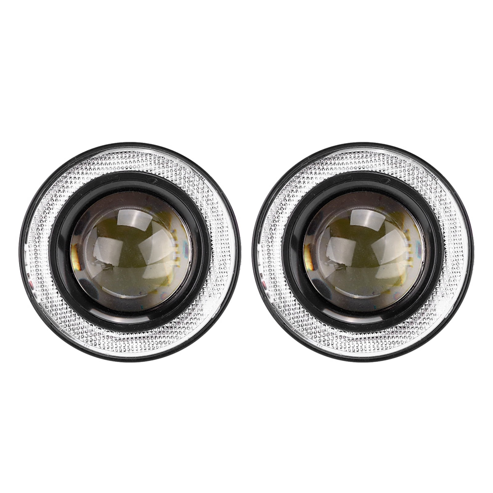 Front Bumper Fog Light, 1 Pair 3.5in LED Fog Lights With COB Universal