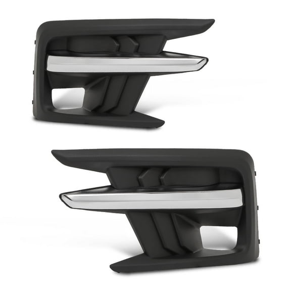 Front Bumper Fog Light Lamp Cover Bezel Pair Fit For Subaru Ascent 2019-2022