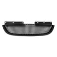 thumbnail image 1 of Front Bumper Grill Grille Cover For Hyundai Genesis Coupe 2008-2012 Matte Black Glossy Black Carbon Fiber Look, 1 of 10