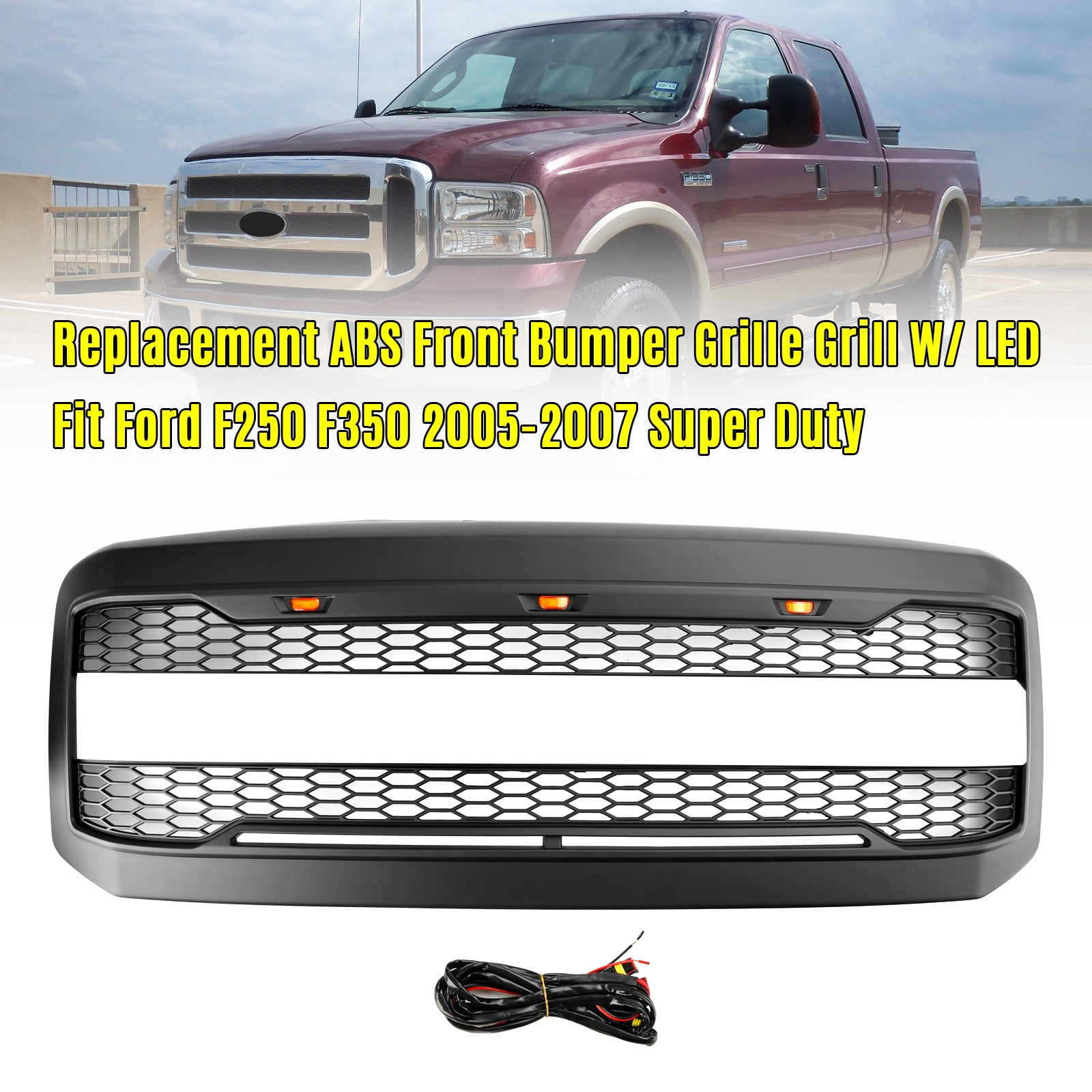 SOCKIR Conjunto de faros delanteros para Ford F250 F350 F450 F550 Super