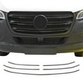 thumbnail image 1 of 2019-2026 Mercedes Sprinter W907 910 Front Bumper Grill Trim Stainless Steel Dark 5x, 1 of 6