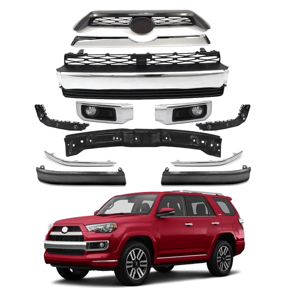 Front Bumper Grille Assembly Body Kits For 2014-2019 Toyota 4Runner Limited