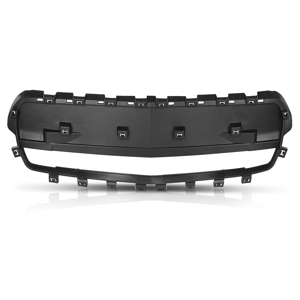 Front Bumper Grille Bottom Support Air Deflector Black PP Fit For ...