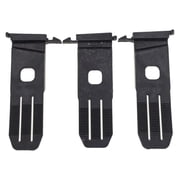 Front Bumper Grille Bracket Set for MERCEDES-BENZ W212 E-Class 2014-2016 Center Emblem Mounting Clips For E250 E350 E400 E550 E63 For AMG Sedan Wagon ABS OE 2128855414 2128855514