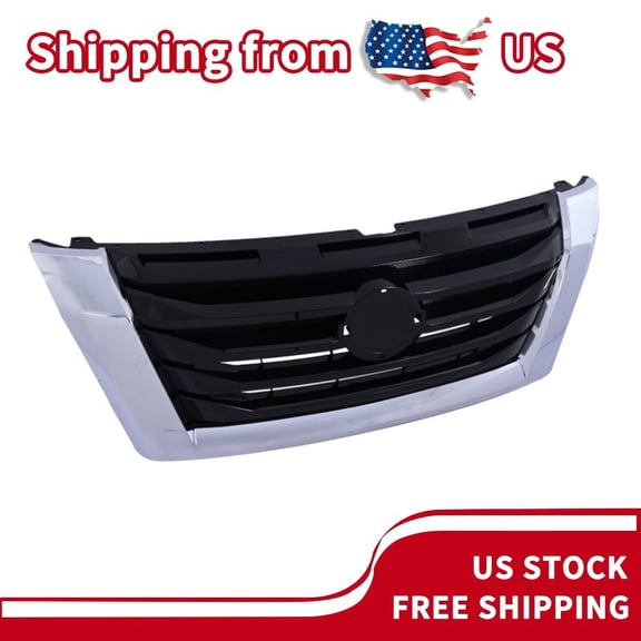 Front Bumper Grille Chrome Trim w Molding for 2022 2023 2024 Nissan Pathfinder 623106TA0A