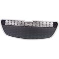 thumbnail image 1 of Front Bumper Grille Compatible with CHEVROLET SPARK 2013-2015 Lower Chrome Shell/Painted-Black Insert - CAPA Certified, 1 of 5