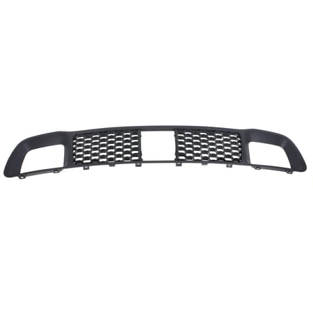 Front Bumper Grille Compatible with JEEP GRAND CHEROKEE 2014-2016 Lower Textured Gray with ACC