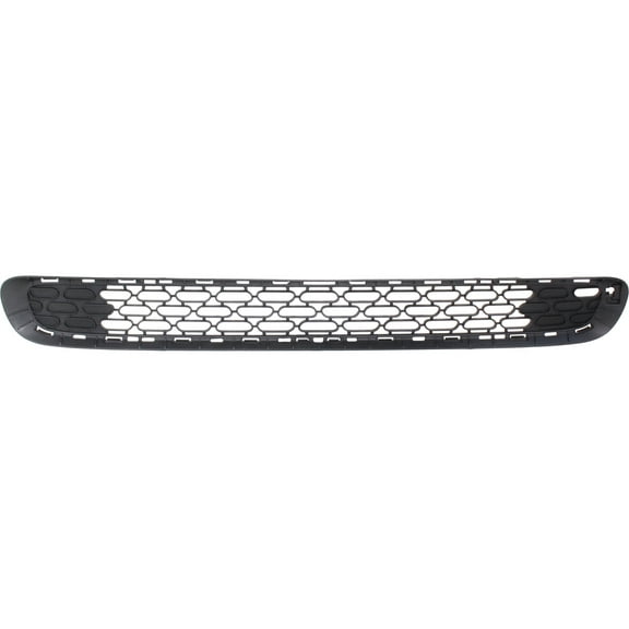 Front Bumper Grille Compatible with MINI COOPER 2014-2018 Lower Dark Gray with Chrome Trim Base Model (Convertible 2016-2017)/Hatchback