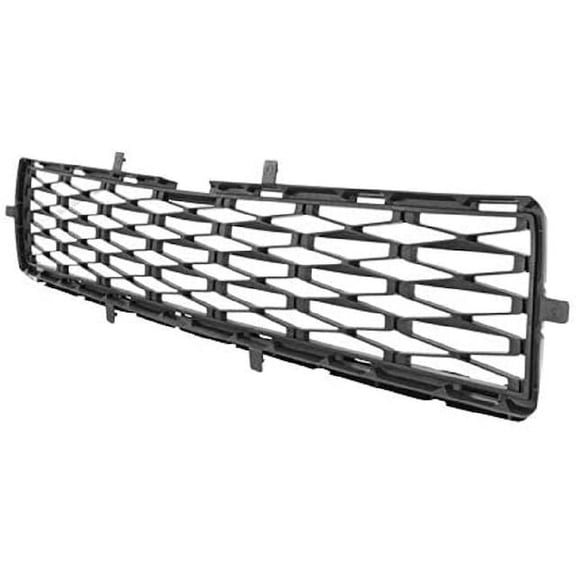 Front Bumper Grille - Dark Gray without Chrome Trim - Compatible with 2014 - 2019 Toyota 4Runner (Except Limited Models) 2015 2016 2017 2018