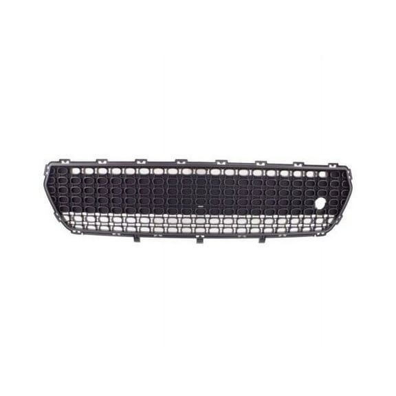 Front Bumper Grille - Dark Grey - Compatible with 2014 - 2016 Kia Soul 2015