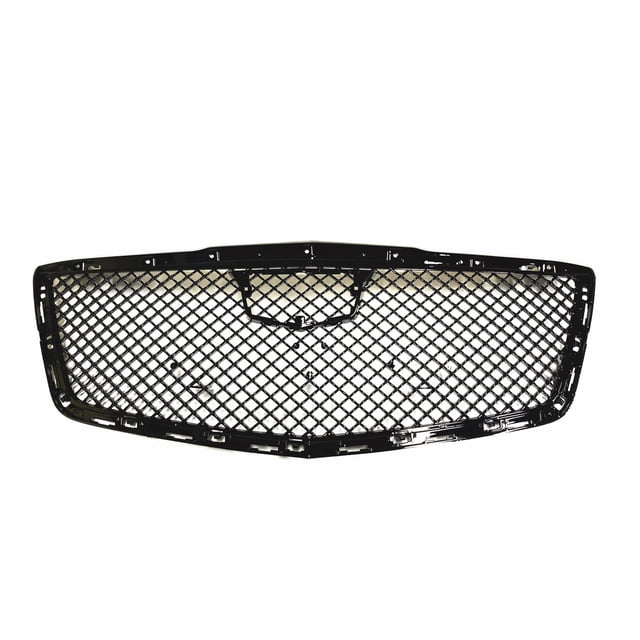 Auto-summer Gloss Black Front Upper Grille For Cadillac CTS Sedan 2014-2019