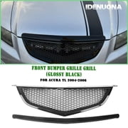 Front Bumper Grille Grill For Acura TL 2004-2006 Honeycomb Black