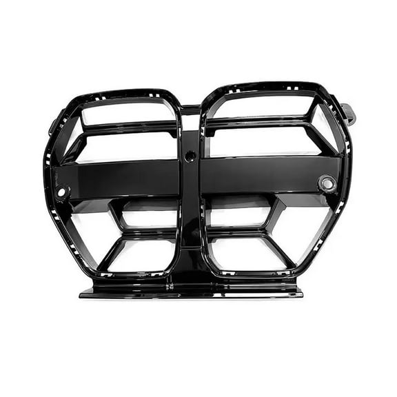 Front Bumper Grille Hood Tuning Racing Grill For BMW M3 M4 G80 G82 2020 2021 2022 2023 2024 ABS Grills Glossy Black