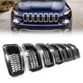 thumbnail image 1 of Front Bumper Grille Inserts Honeycomb Mesh For 2014-2018 Jeep Cherokee, 1 of 8