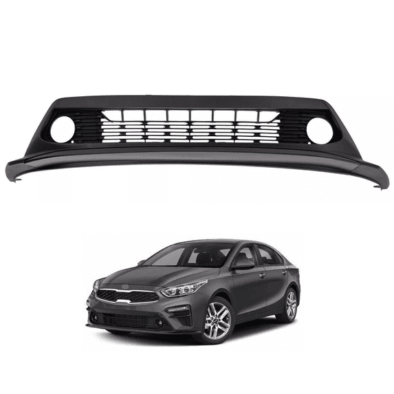 Front Bumper Grille Textured Black Fits for 2019 2020 2021 Kia Forte Replacement 86530M7000 KI1015114
