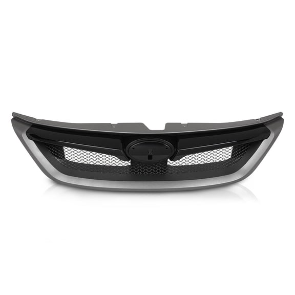 Front Bumper Grille Upper Grill Assembly Fit for 2011-2014 Subaru Impreza WRX