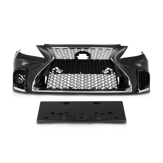 Front Bumper Set Fit For 2007-2009 Lexus LS460 to 18+ LS F-Sport Style Front Bumper Kit