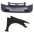 thumbnail image 1 of Front Bumper Kit Includes Front Right Fender For 2006-2008 Honda Civic CAPA, 1 of 11