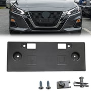 Front Bumper License Plate Frame Mounting Bracket Tag Holder Fits for Nissan Altima 2019 2020 2021 2022 Replace 962106CA0A NI1068147