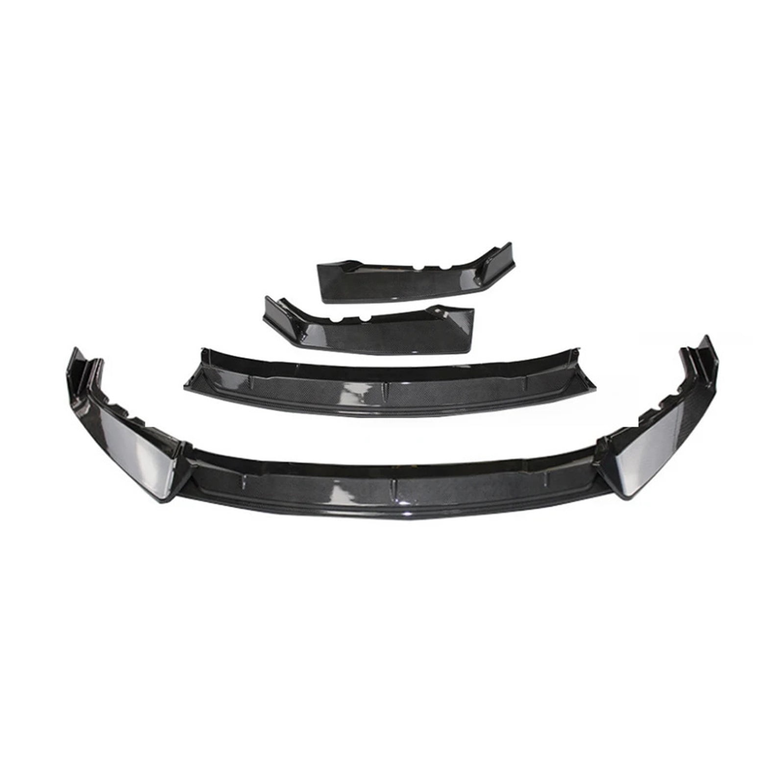 Front Bumper Lip Chin Body Kit Guard Diffuser Spoiler Deflector Trim ...