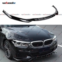 Front Bumper Lip Compatible with BMW G30/G31/G38 5 Series With M Sport Bumper Only 2017-2020, Air Dam Fit for 530i 540i 550i Lower Chin Splitter 4 Door Sedan Protection Body Kit (Glossy Black)