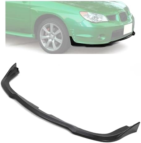PIT66 Front Bumper Lip Splitter For 2006-2007 Subaru Impreza WRX STI CS2 - Lightweight Polyurethane Lip Spoiler