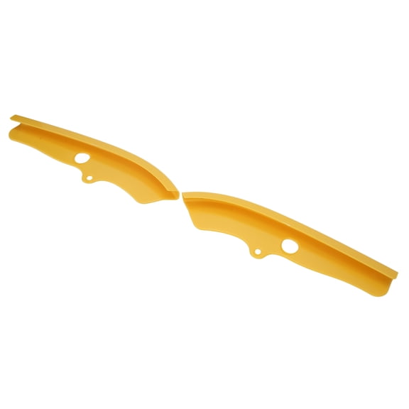 Front Bumper Lip Protector ABS Splitter Spoiler Cover Guards Trim Replacement for Dodge Challenger SRT 392 R/T GT Scat Pack 2015-2020 Exterior Body Splitter Protector, 2 Pieces, 45x15x5 Inches
