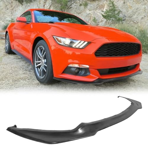 Front Bumper Lip Spoiler For 1994-1998 Ford Mustang (Non-Cobra) – PU Black Splitter For Style & Protection