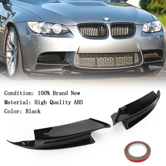 Front Bumper Lip Splitter Fit for 08-13 BMW E90 E92 M3 Competition Performance